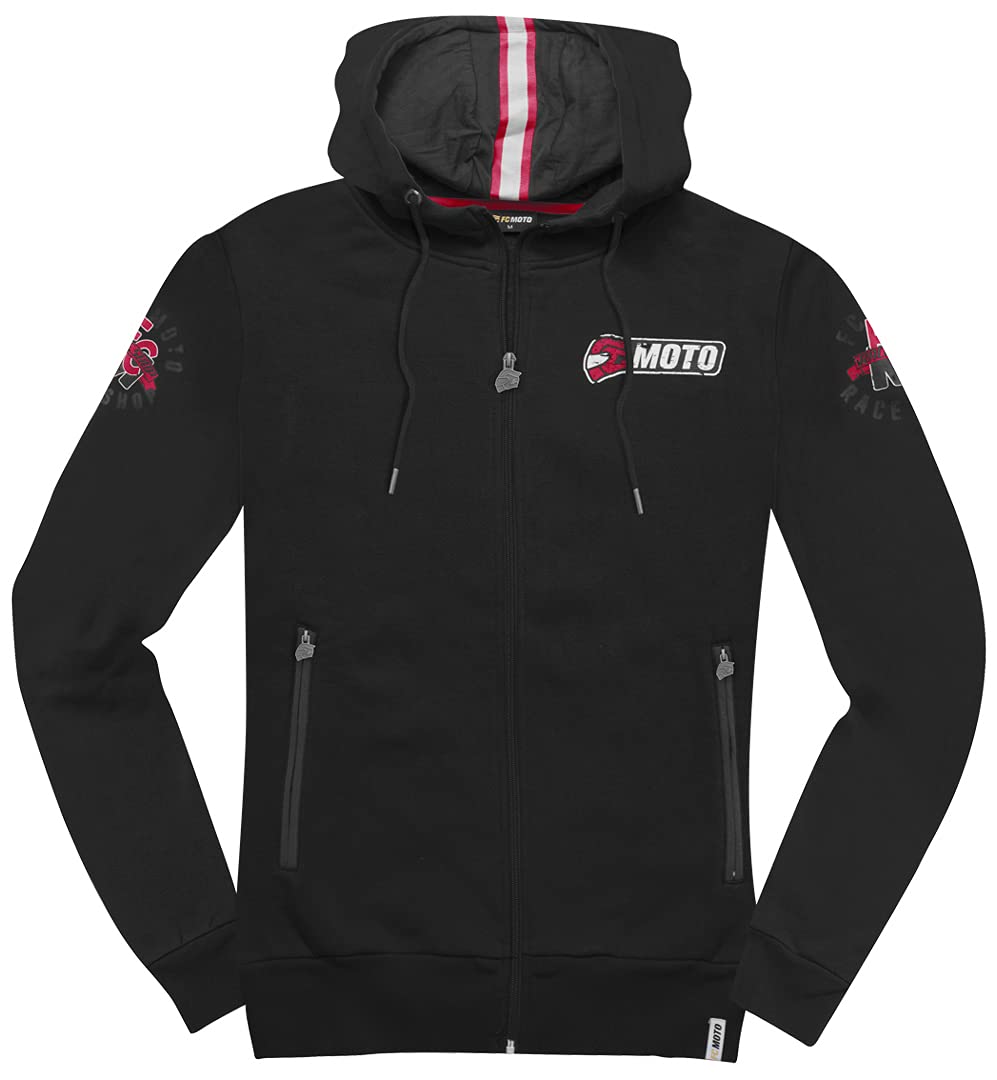 fc-moto-effortless-sweat-zipp-femme-capuche image 7