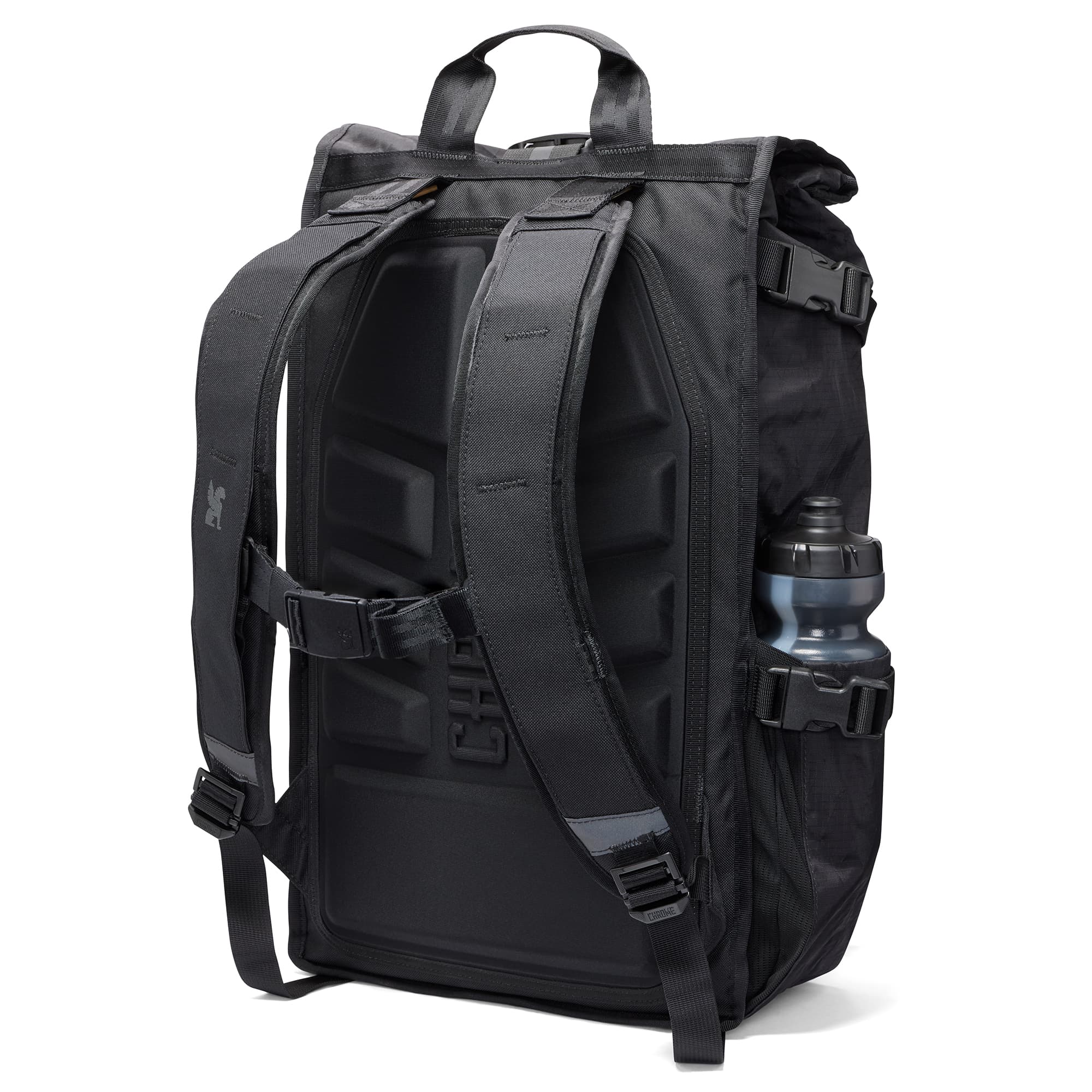 chrome-barrage-22l-sac-dos-rolltop-noir-quotidien image 4