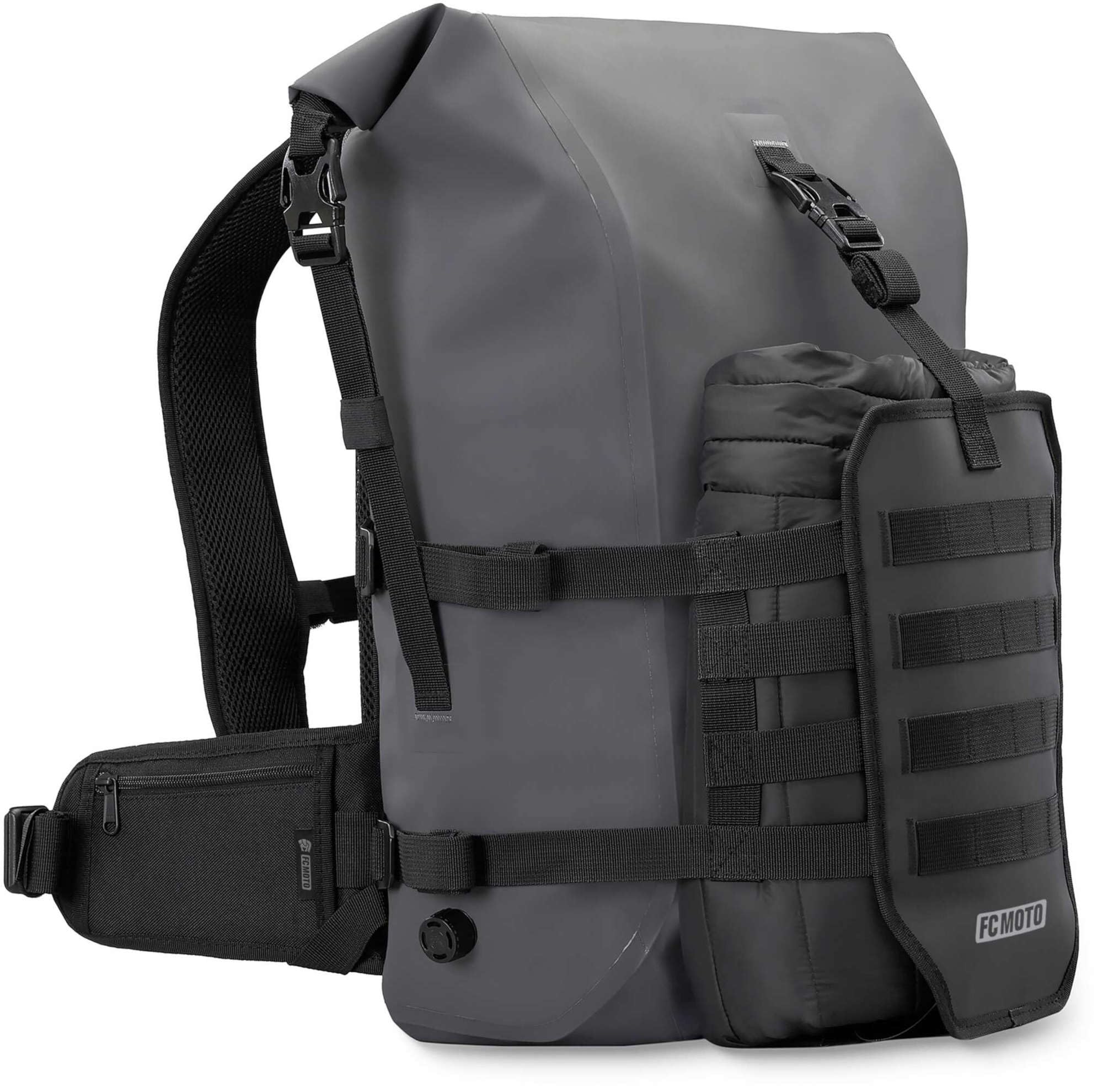 fc-moto-ever-st-roll-top-26-l-sac-dos-moto-gris image 4