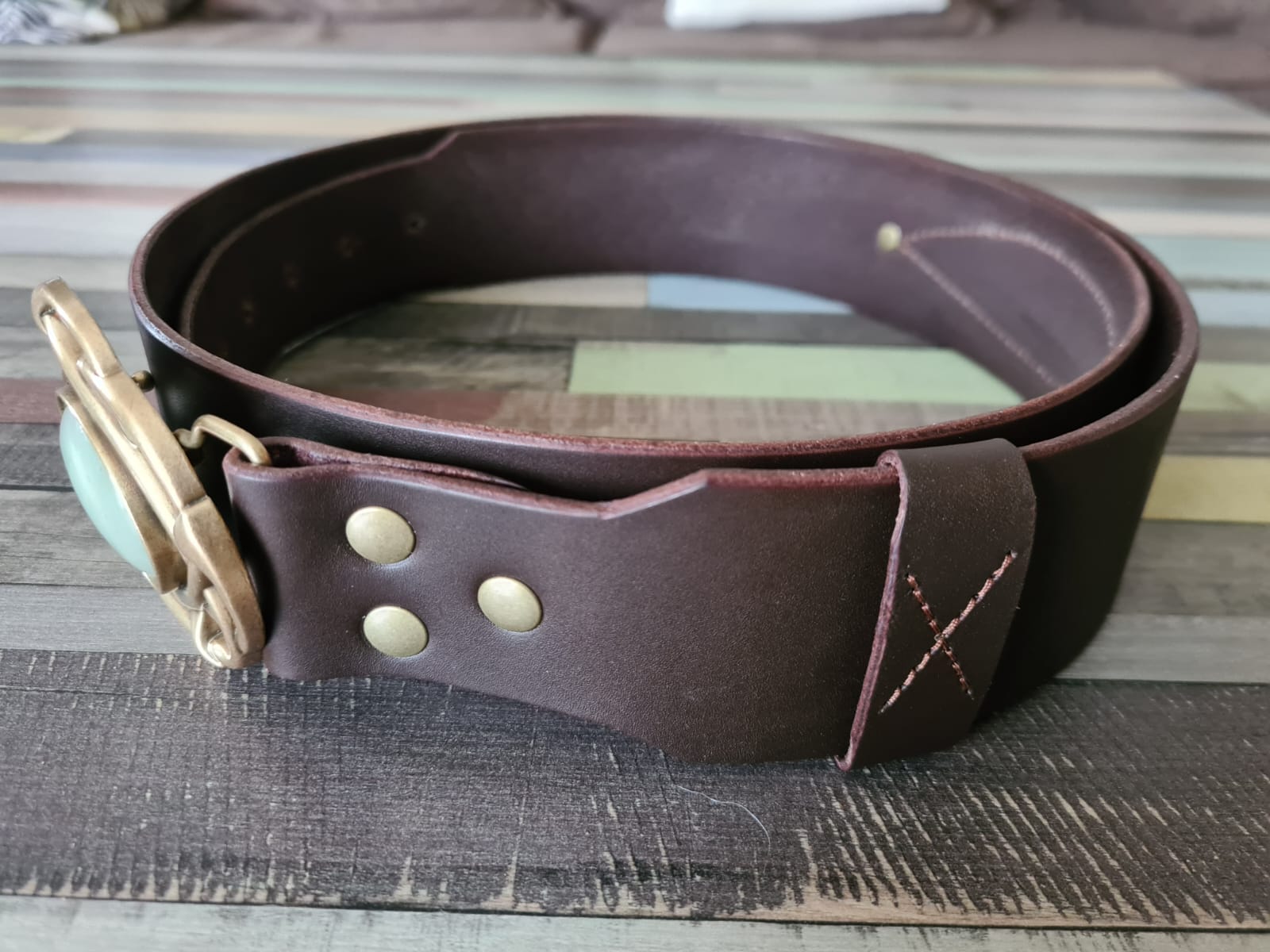 fleur-d-orage-c-line-ceinture-cuir-marron-5-cm image 2