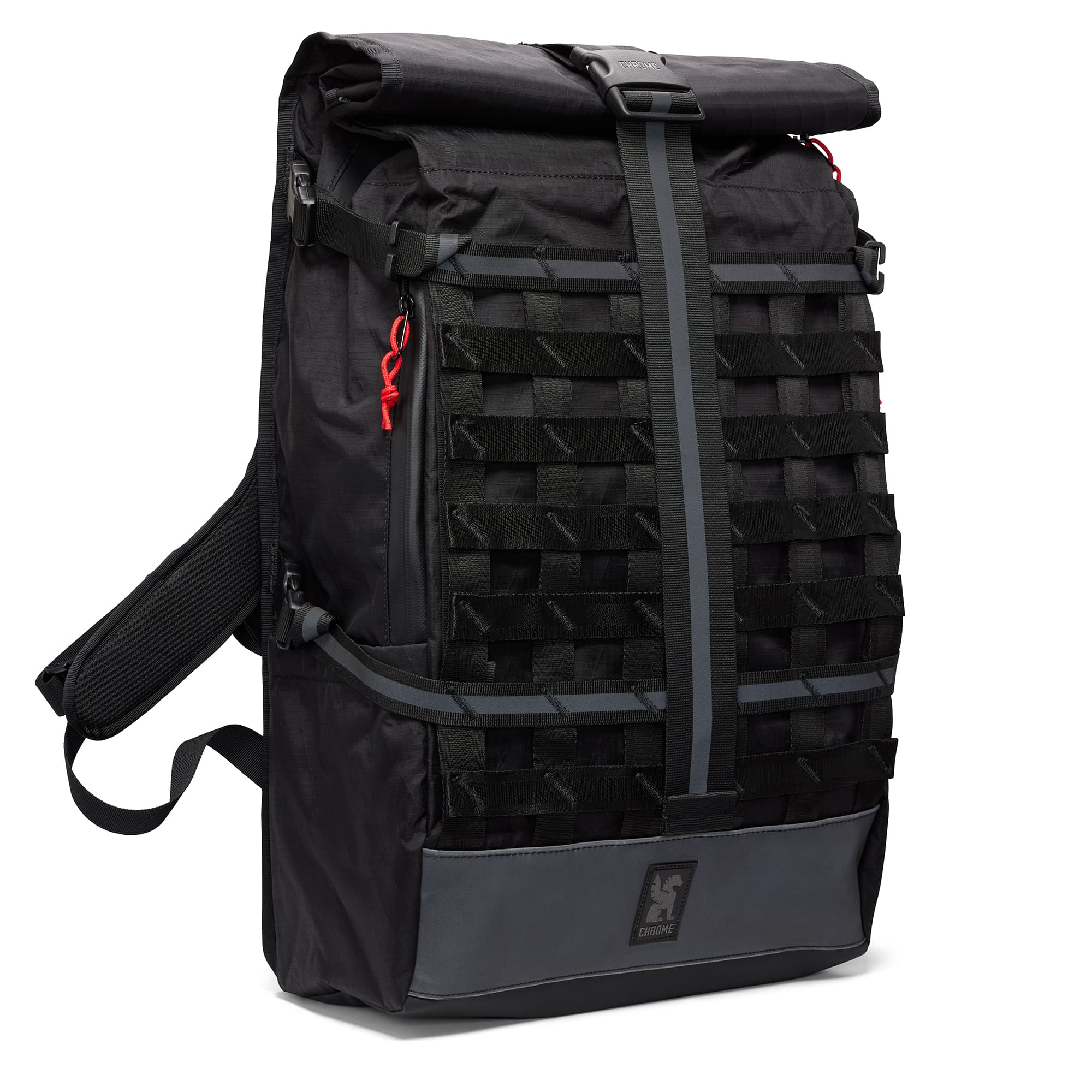 chrome-barrage-34l-sac-dos-rolltop-noir-coursier image 1