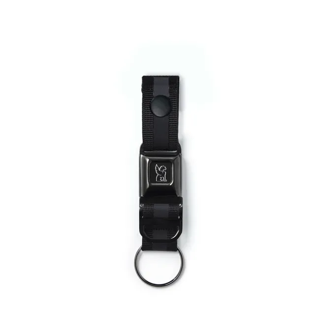 chrome-mini-buckle-porte-cl-s-black-chrome-attache-rapide image 1