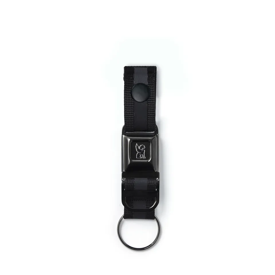 chrome-mini-buckle-porte-cl-s-black-chrome-attache-rapide image 1