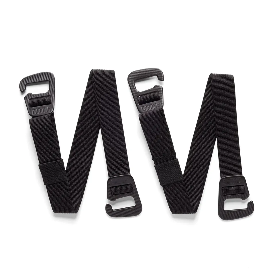 chrome-hooked-cross-strap-sangle-sac-noir-lot-2 image 1