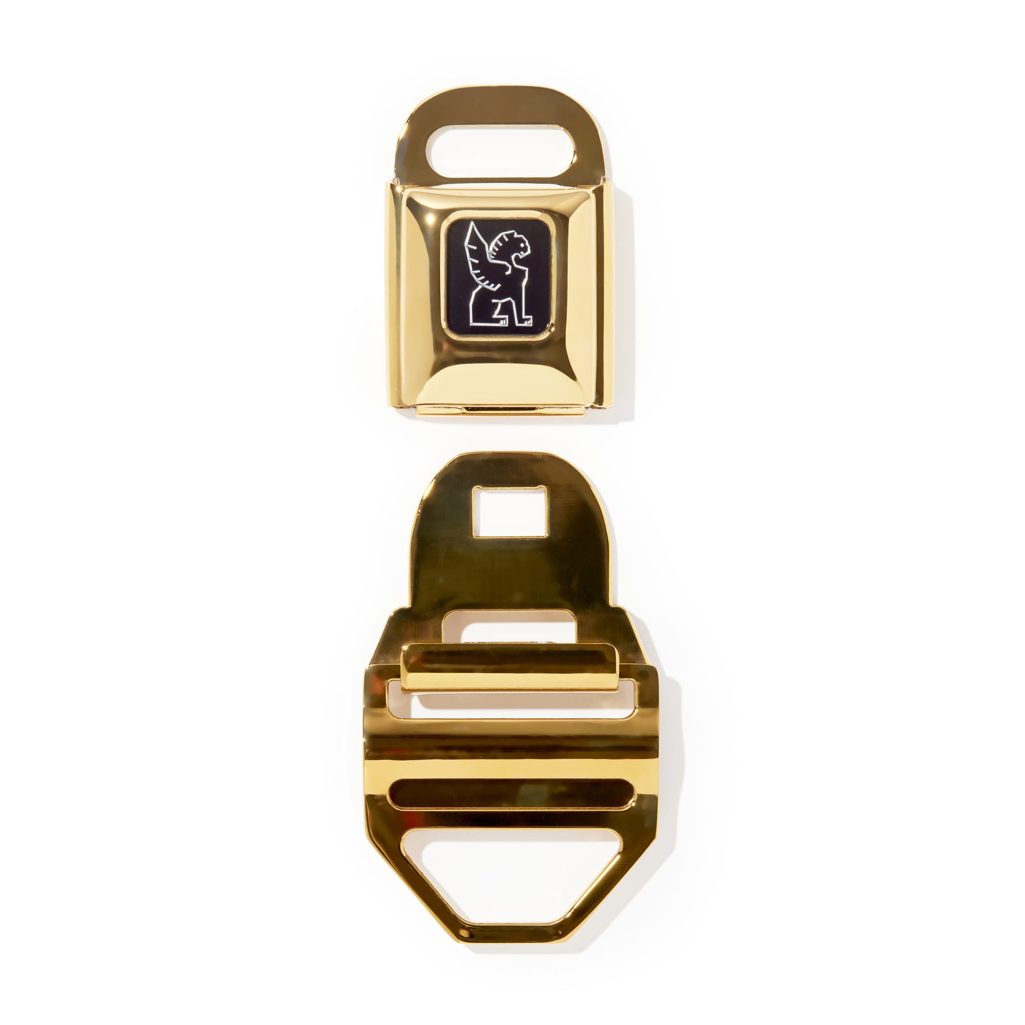 chrome-seatbelt-buckle-lg-boucle-ceinture-2-gold image 2