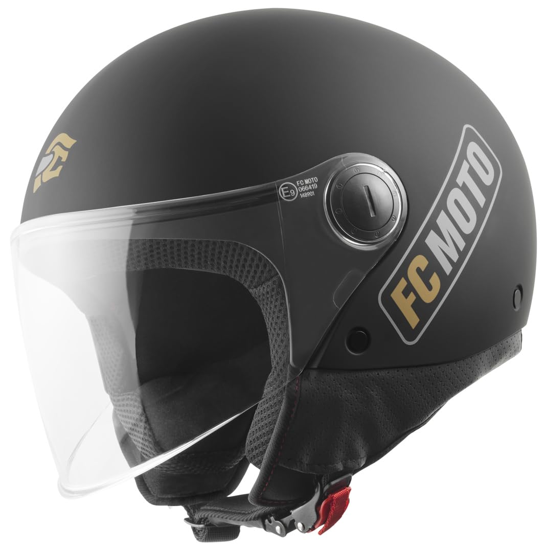 fc-moto-square-rs-casque-jet-noir-mat-bleu-visiere image 1