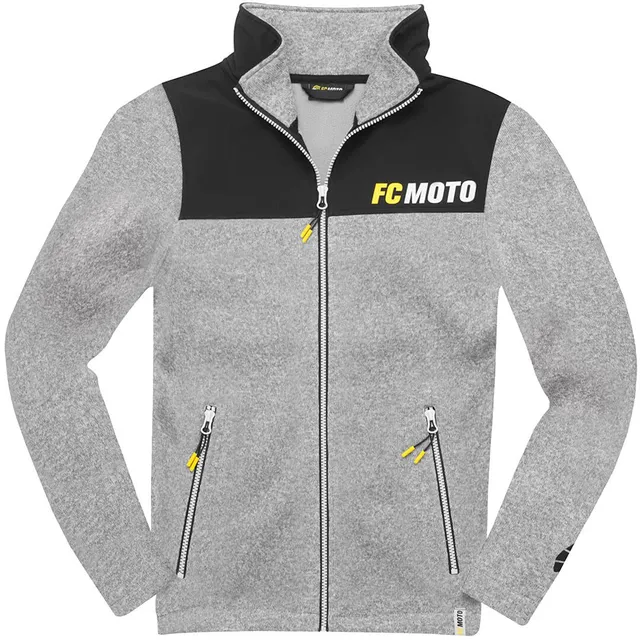 fc-moto-streetwear-faster-fj-veste-gris-noir-m image 1