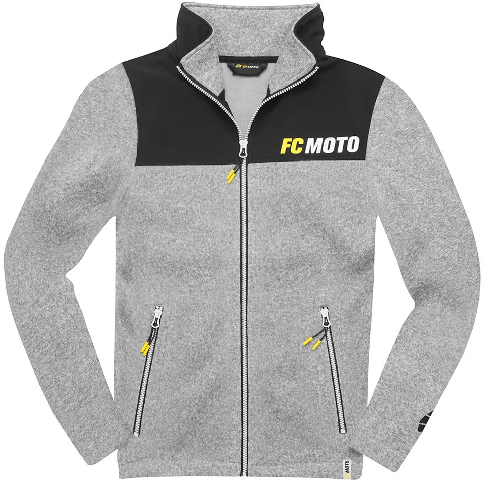 fc-moto-streetwear-faster-fj-veste-gris-noir-m image 1