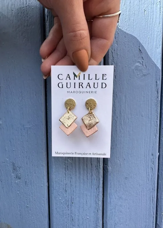 camille-guiraud-rondes-boucles-d-oreilles-rose-m-tallis-pastel image 1