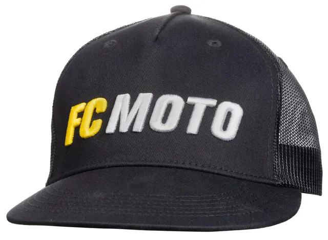 fc-moto-basic-trucker-cap-casquette-coton-noire image 1