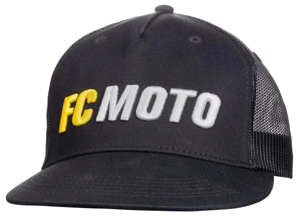 fc-moto-basic-trucker-cap-casquette-coton-noire image 1