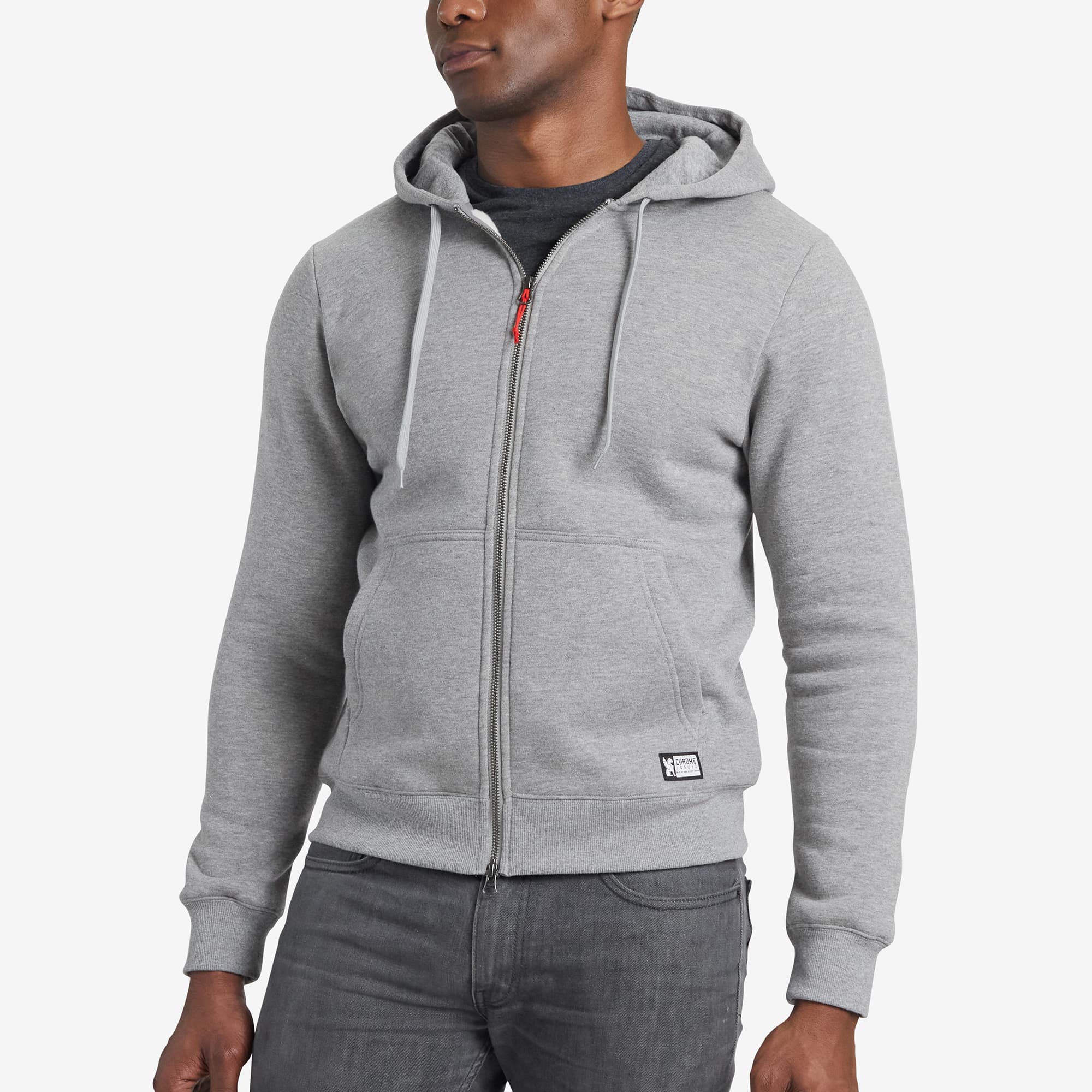 chrome-issued-sweat-capuche-castlerock-heather-taille-m image 1