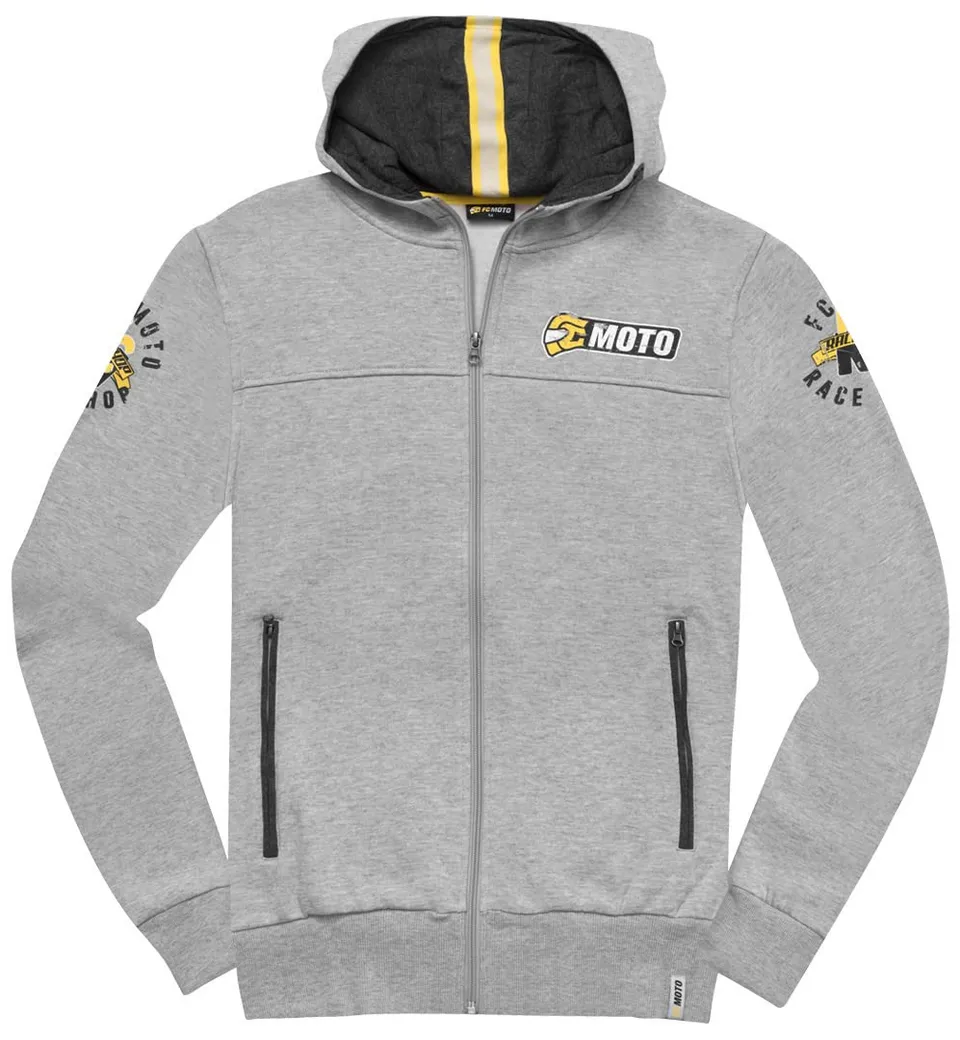 fc-moto-streetwear-effortless-sweat-zip-capuche image 1