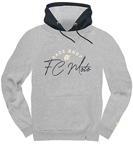fc-moto-fcm-sign-hoodie-sweat-femme-gris-clair-xs-s image 5