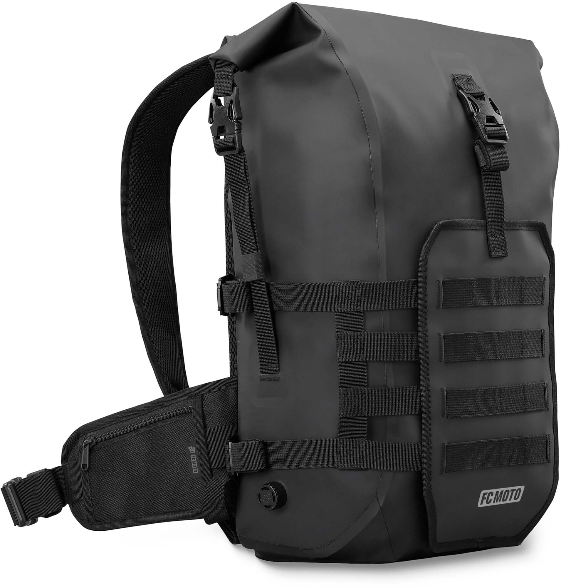 fc-moto-ever-st-roll-top-26-l-sac-dos-moto-gris image 7