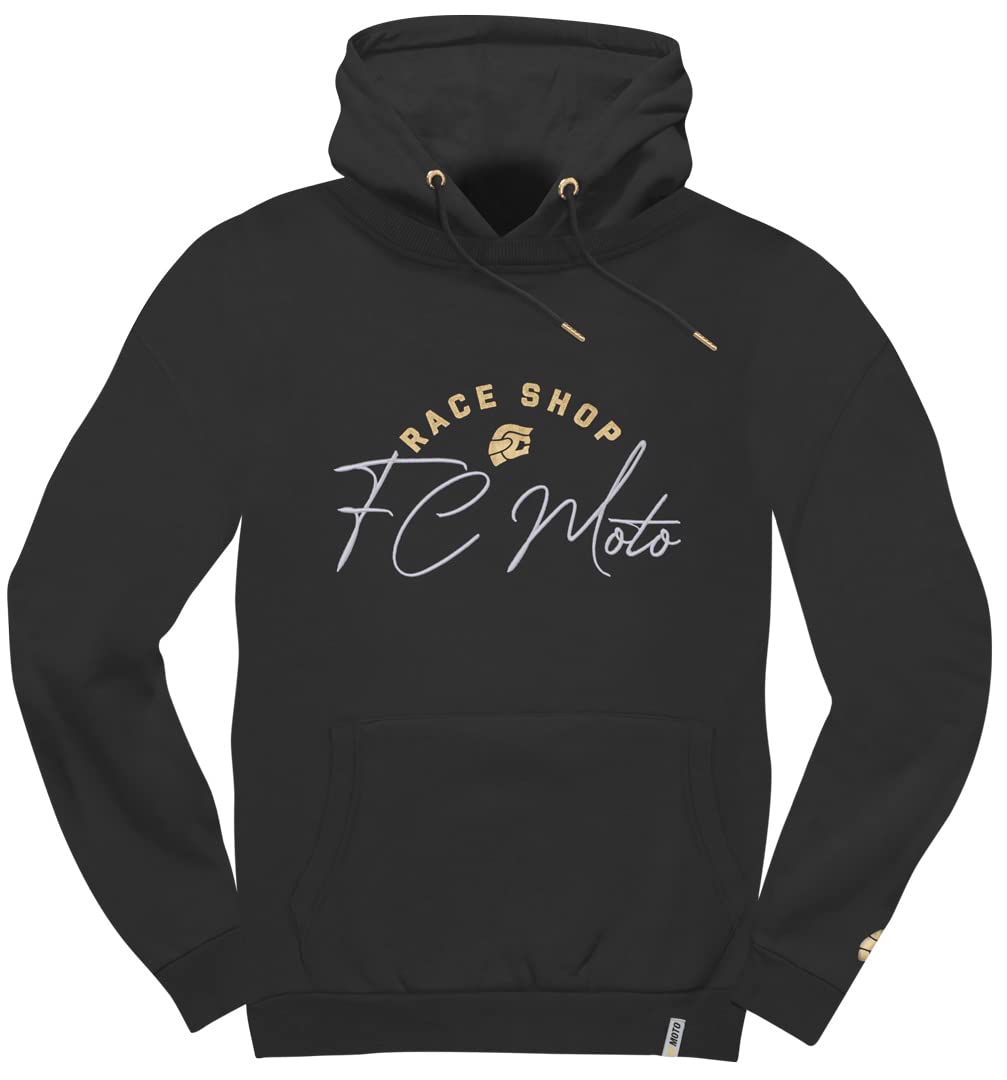 fc-moto-fcm-sign-hoodie-sweat-femme-gris-clair-xs-s image 4