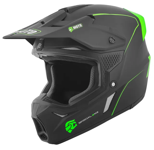 fc-moto-straight-casque-cross-noir-vert-motocross image 1
