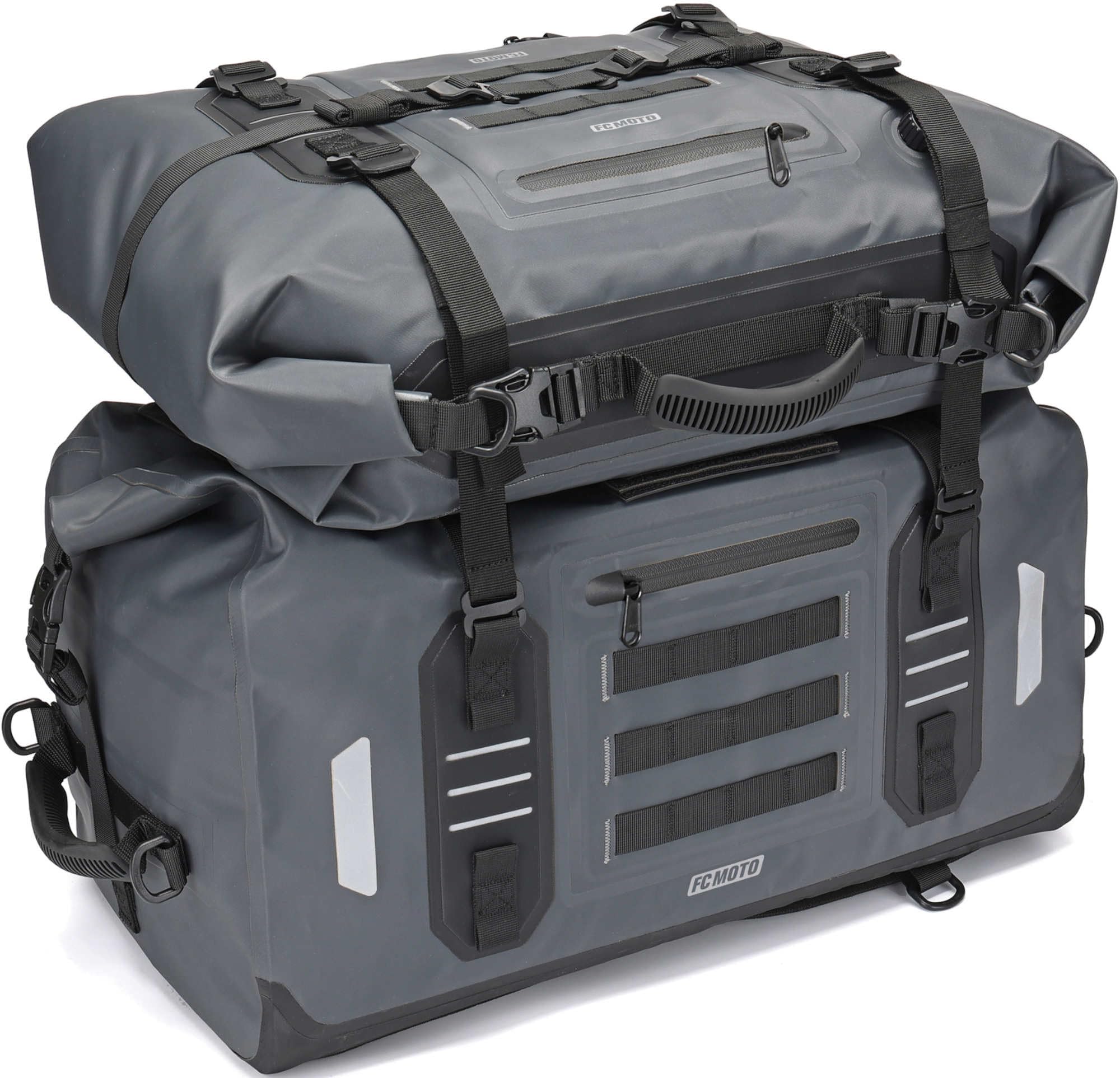 fc-moto-ever-st-roll-top-32-40-l-sac-de-sport-gris-pvc image 3