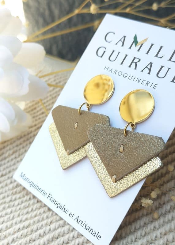 camille-guiraud-boucles-suzanne-gold-dor-cuir-sans-nickel image 2