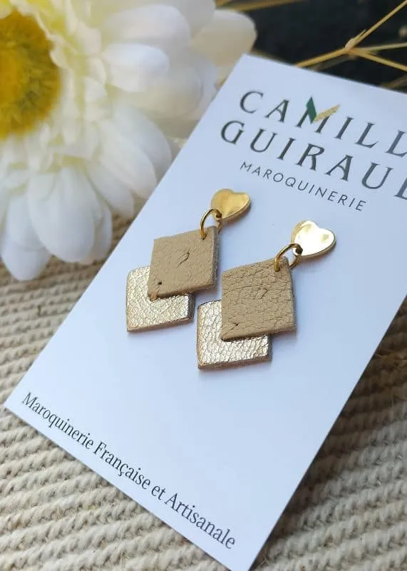 camille-guiraud-coeur-boucles-d-oreilles-nude-dor-cuir image 1