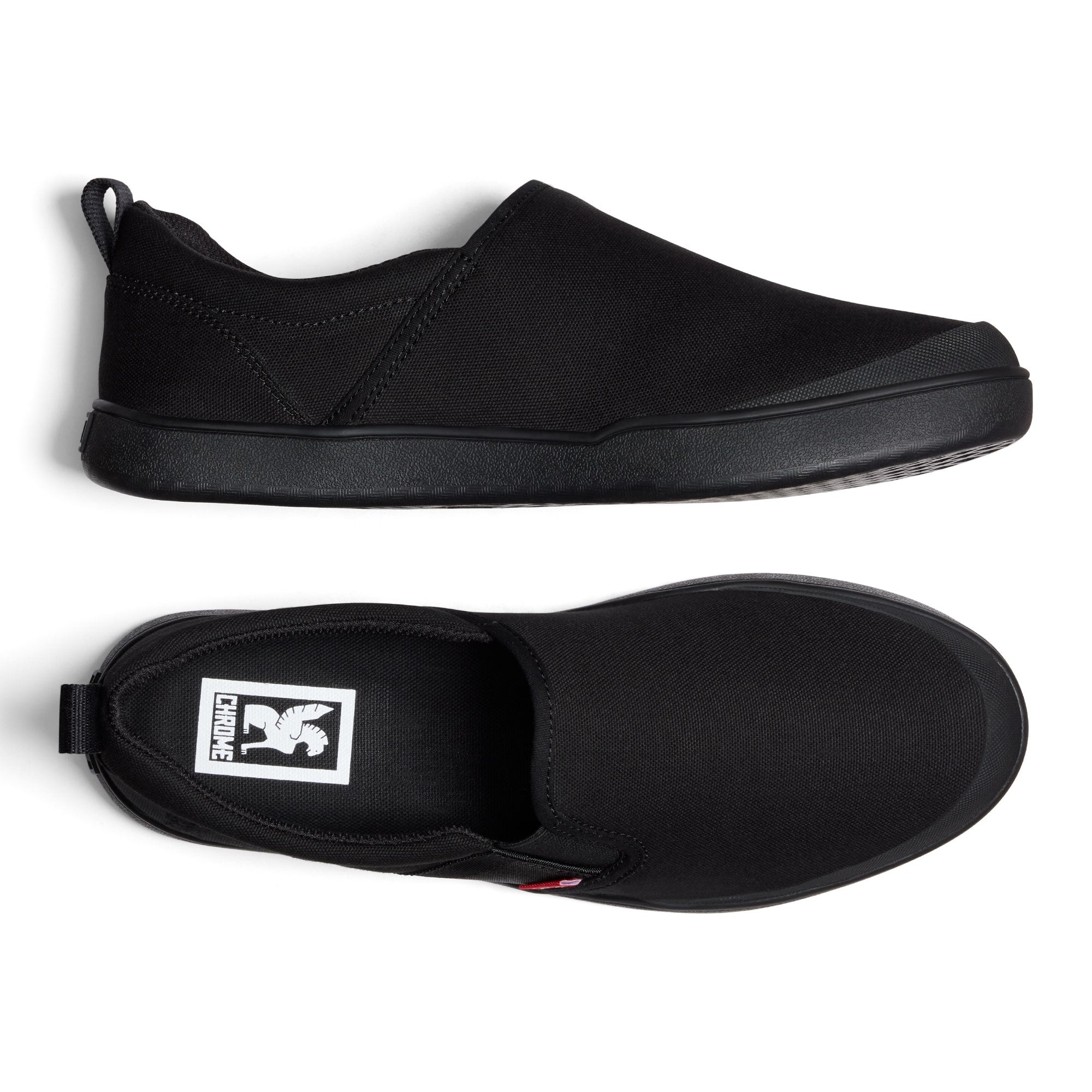 chrome-boyer-slip-on-toile-vegan-noir-sans-lacets image 5