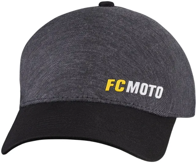 fc-moto-logo-c-casquette-flex-back-visi-re-incurv-e image 1