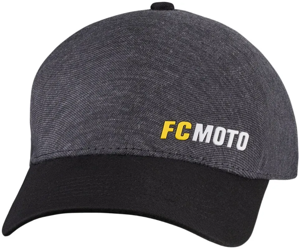 fc-moto-logo-c-casquette-flex-back-visi-re-incurv-e image 1