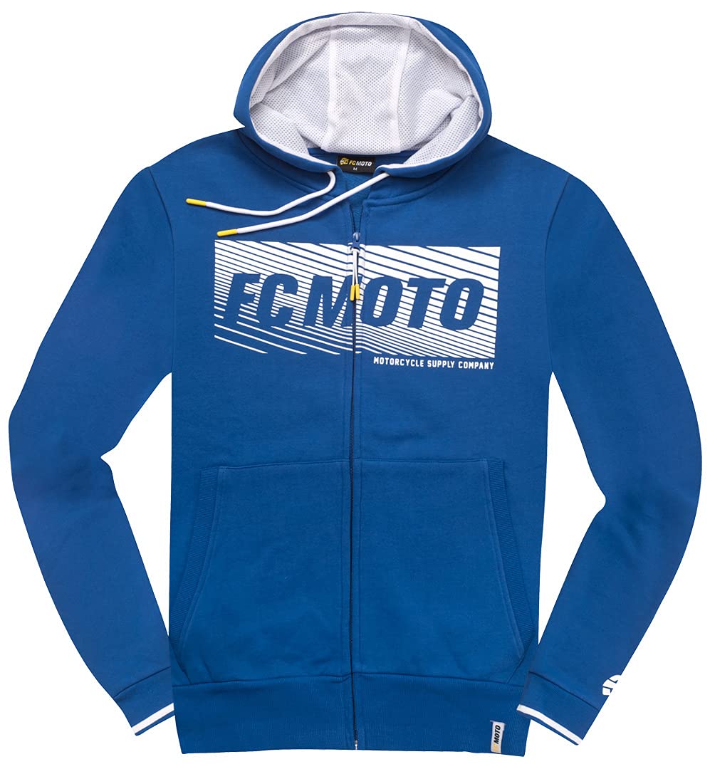 fc-moto-streetwear-waving-sweat-zip-vert-olive-noir image 4