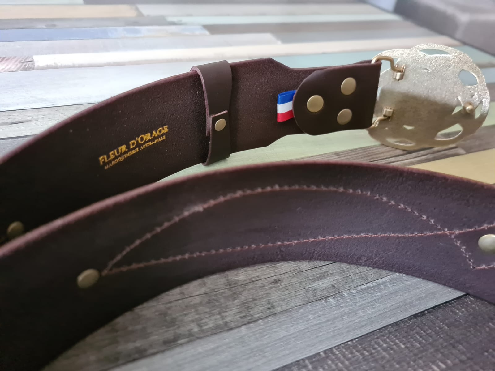 fleur-d-orage-c-line-ceinture-cuir-marron-5-cm image 4