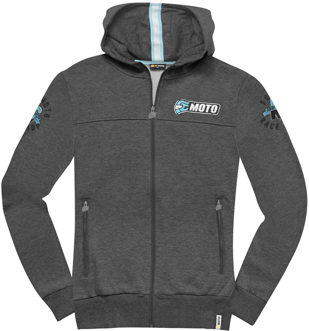 fc-moto-effortless-sweat-zipp-femme-capuche image 5