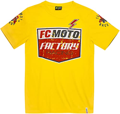 fc-moto-crew-t-shirt-moto-rouge-manches-courtes-taille-m image 8