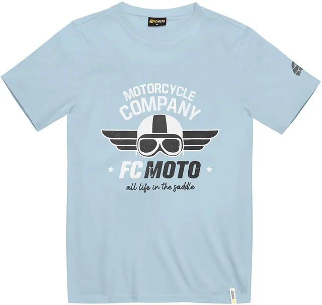 fc-moto-wings-t-shirt-moto-bleu-clair-manches-courtes image 1