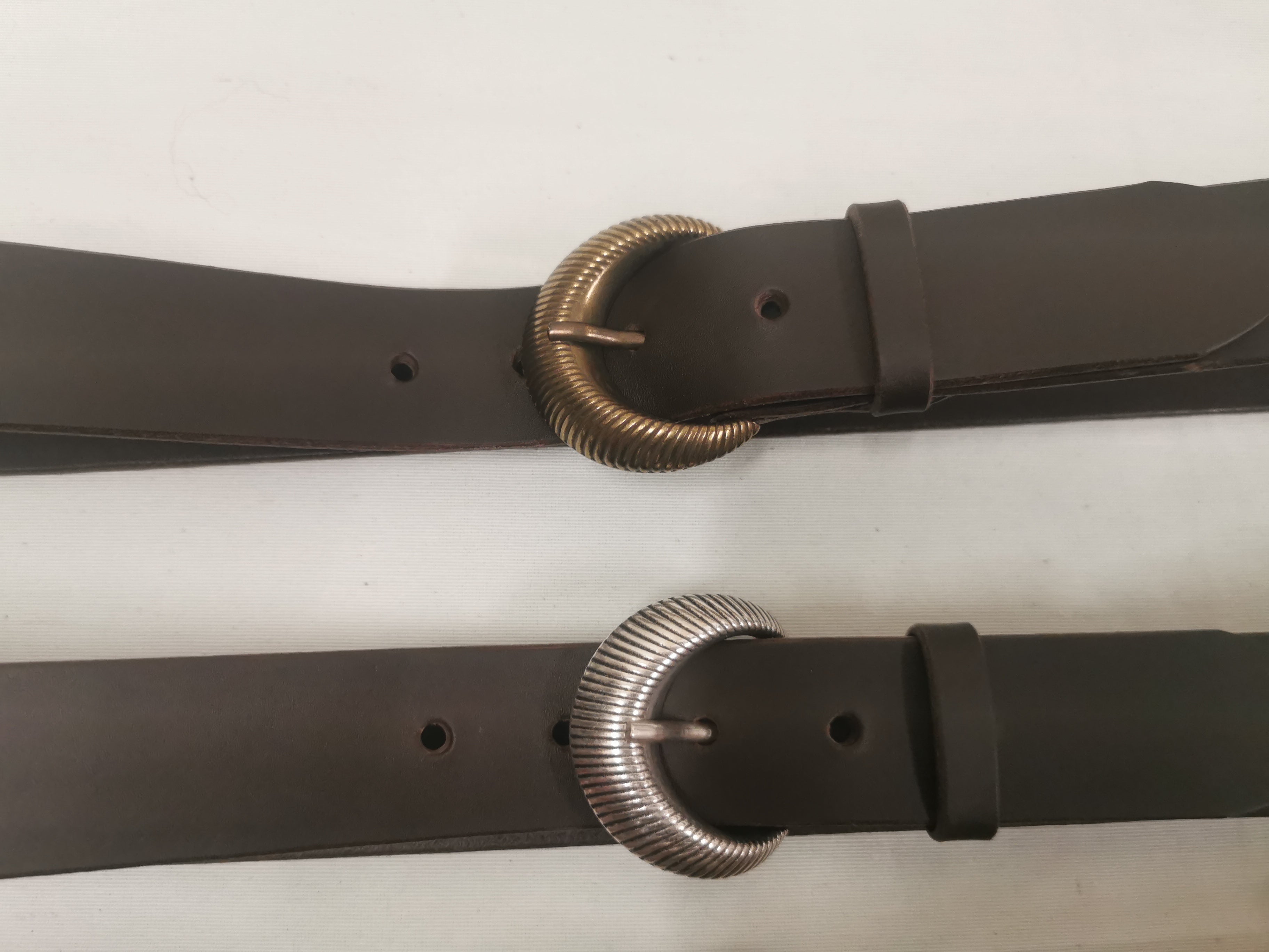fleur-d-orage-ceintures-demi-lune-ceinture-cuir-chocolat-35mm image 1