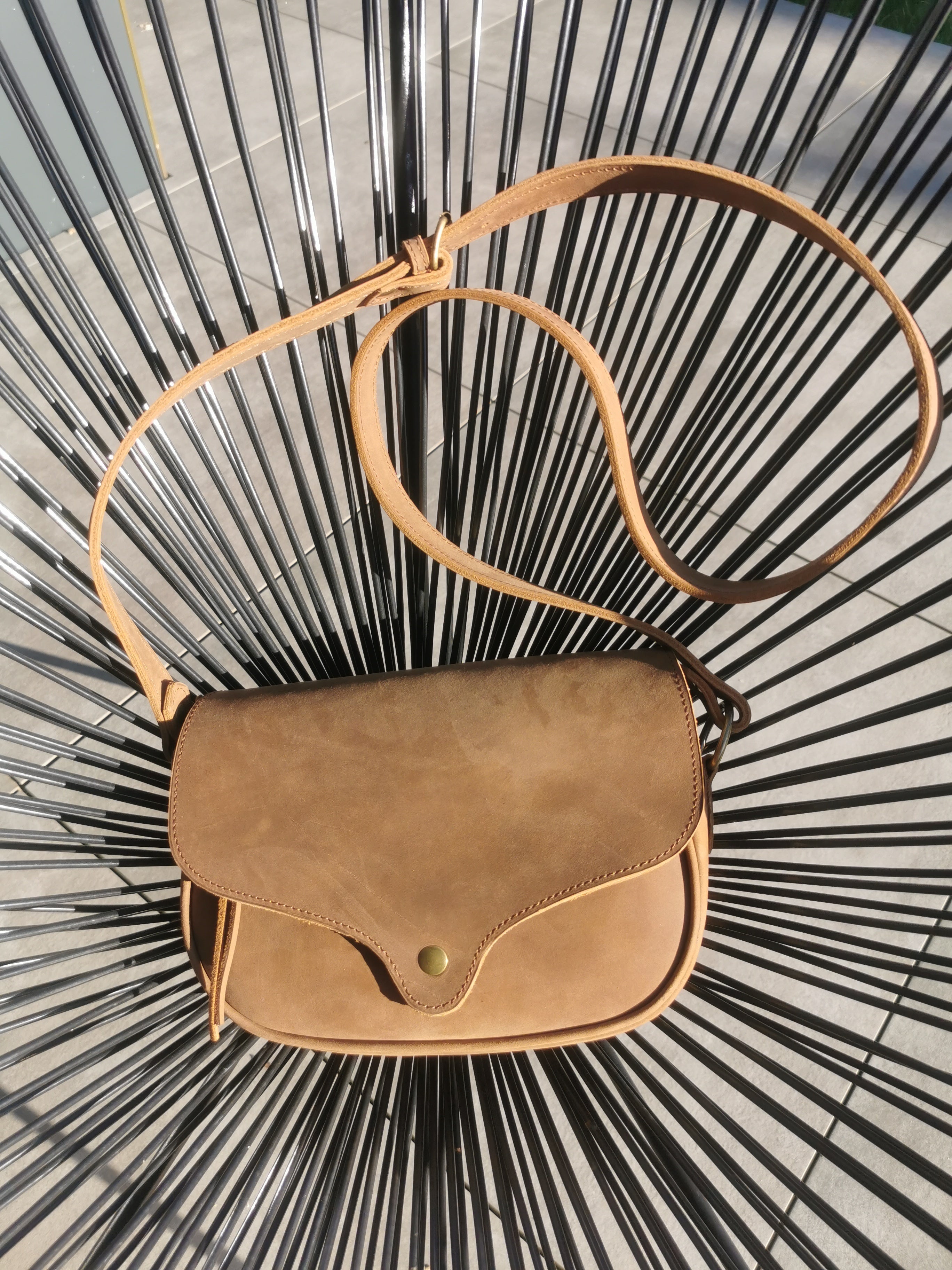 fleur-d-orage-orage-sac-saddle-nubuck-caf image 1