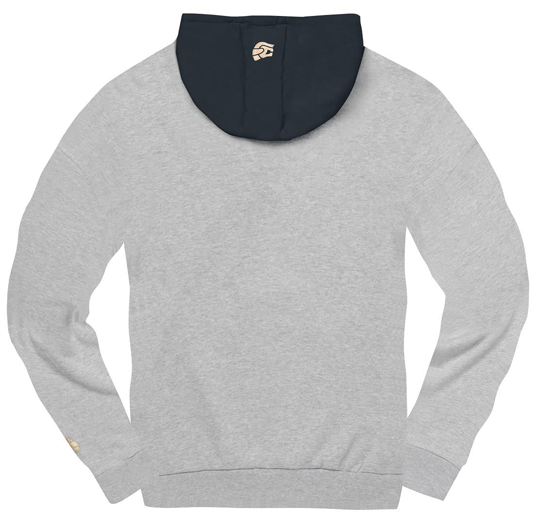 fc-moto-fcm-sign-hoodie-sweat-femme-gris-clair-xs-s image 3