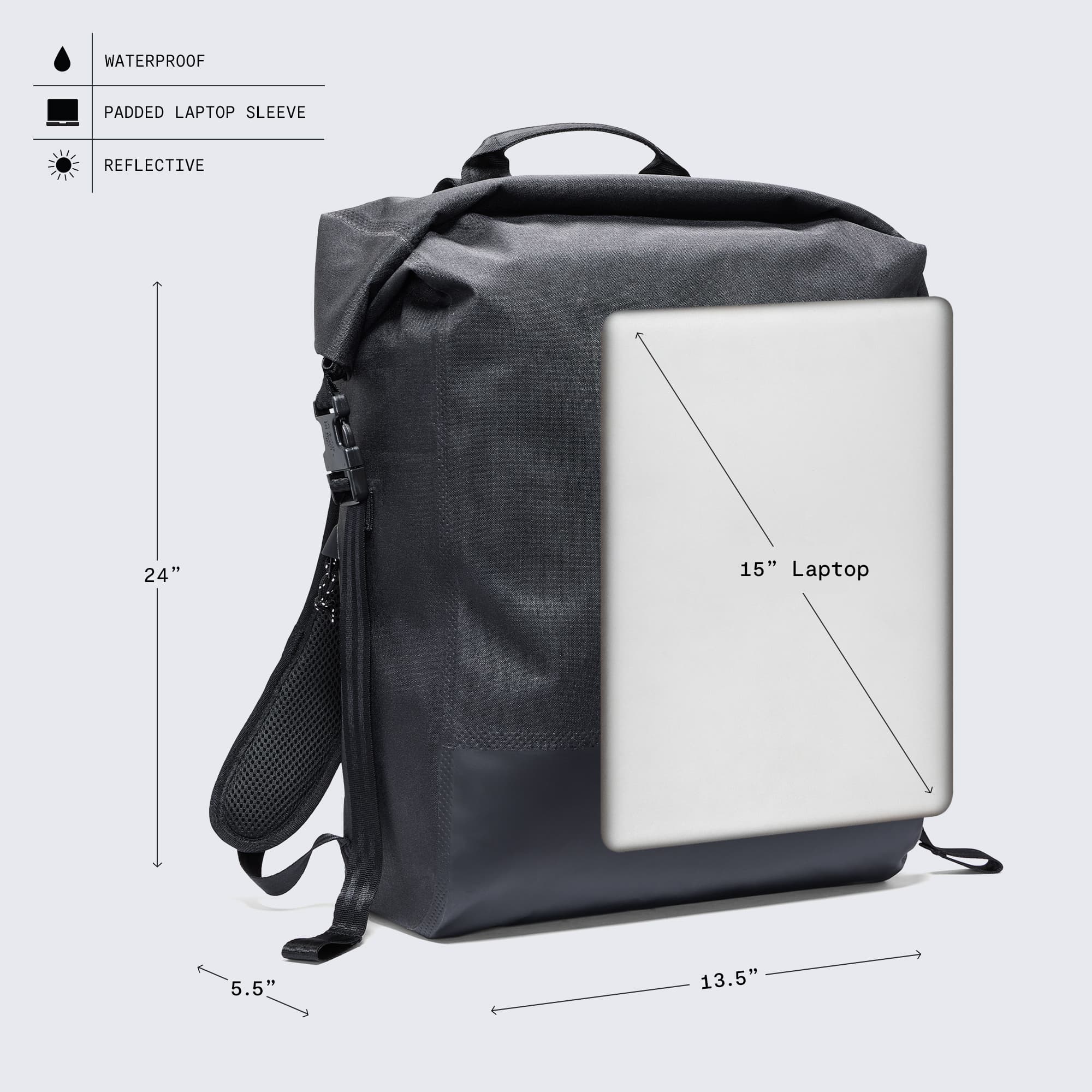chrome-urban-ex-30l-sac-dos-noir-30-l-tanche image 7