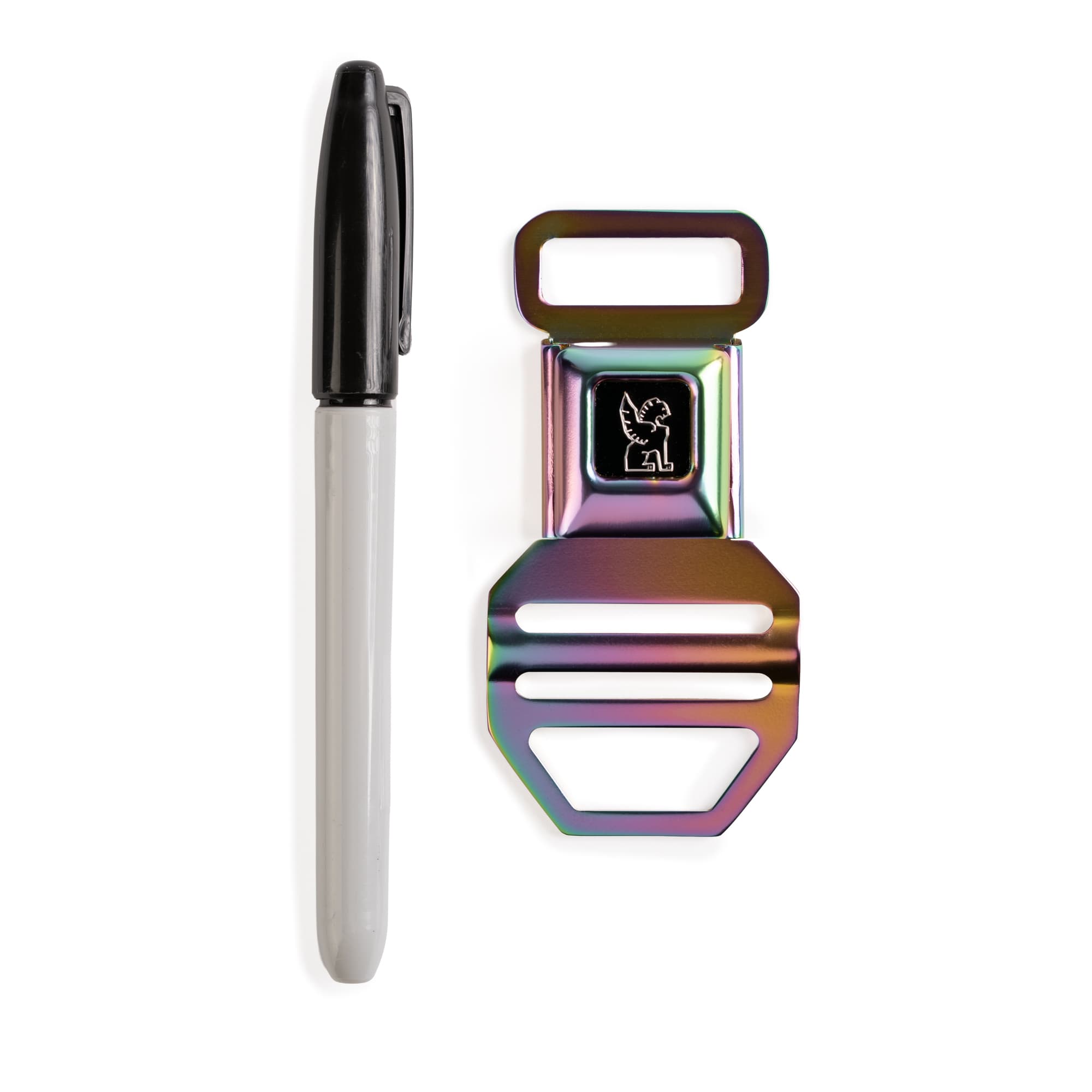 chrome-seatbelt-buckle-sm-boucle-sac-1-5-rainbow-matte image 3