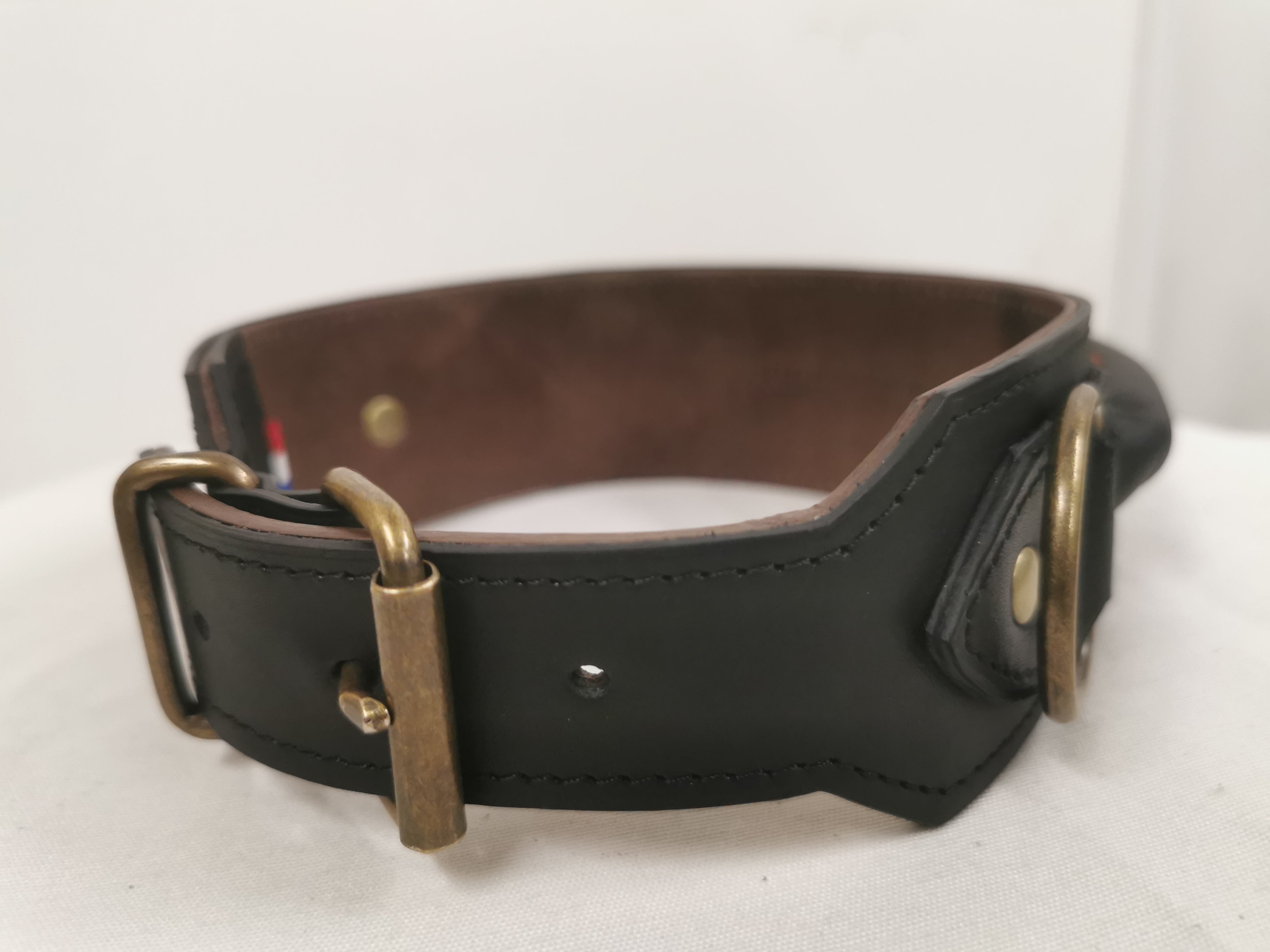 fleur-d-orage-collier-chien-cuir-poign-e-45-50-cm image 2