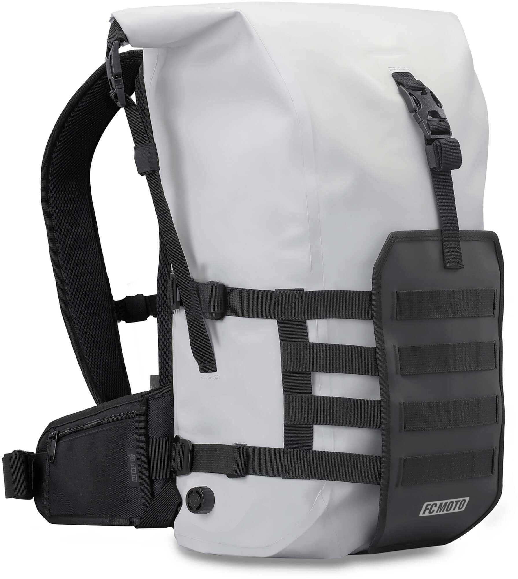 fc-moto-ever-st-roll-top-26-l-sac-dos-moto-gris image 6
