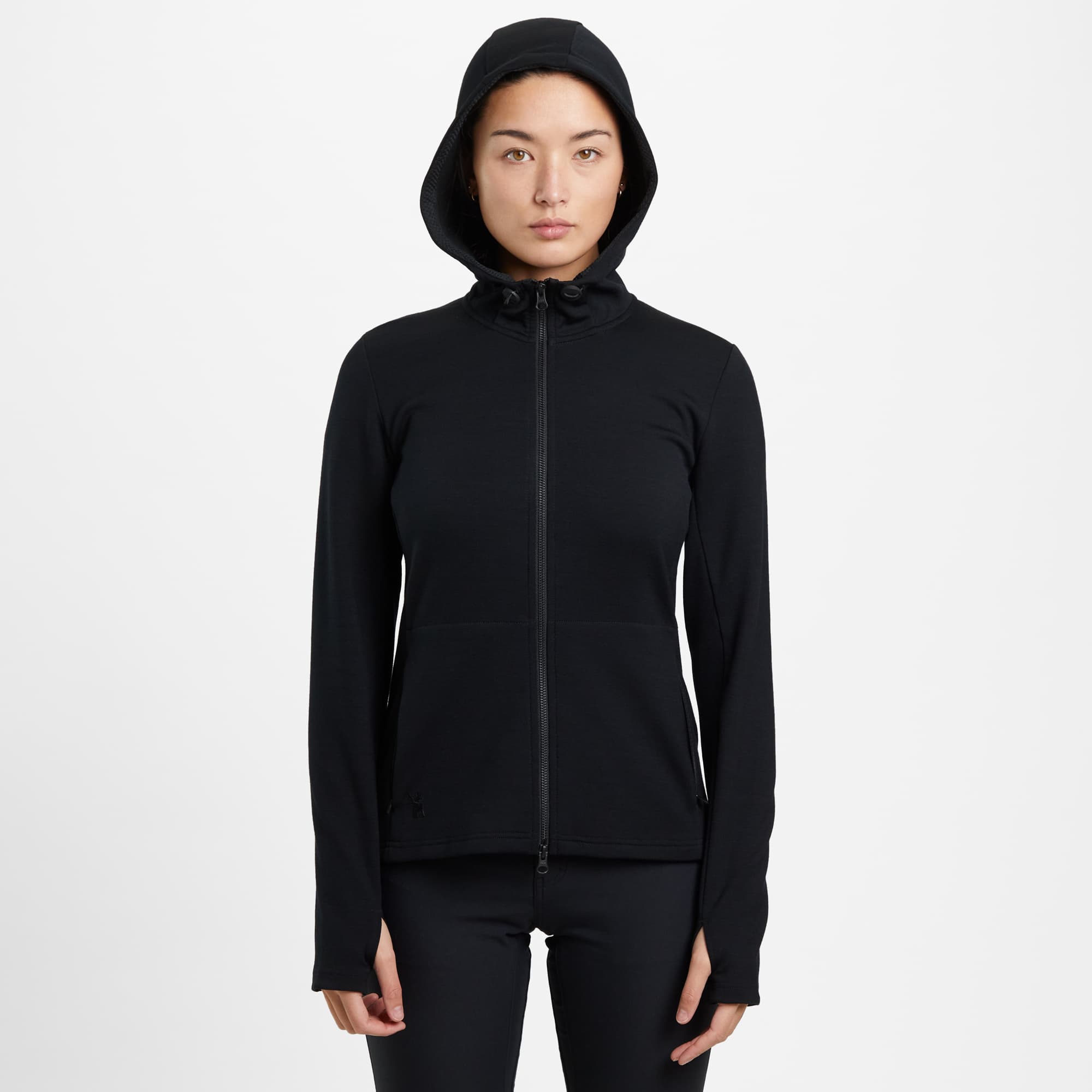 chrome-merino-cobra-3-0-hoodie-femme-black-s-chage-rapide image 3