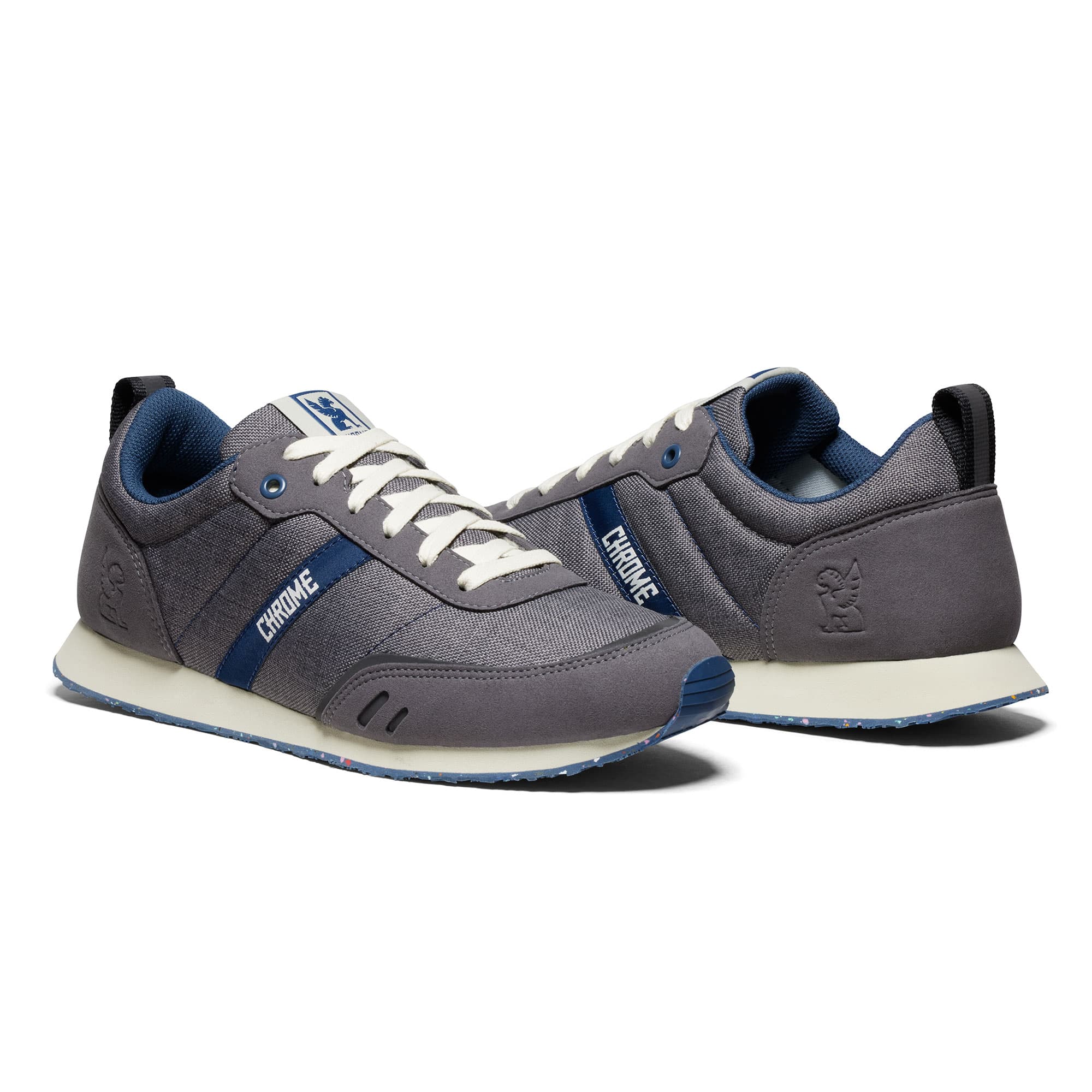 chrome-powell-sneaker-baskets-vegan-noir-gris-confort image 6