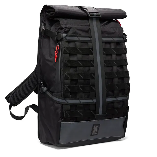 chrome-barrage-34l-sac-dos-rolltop-noir-coursier image 1
