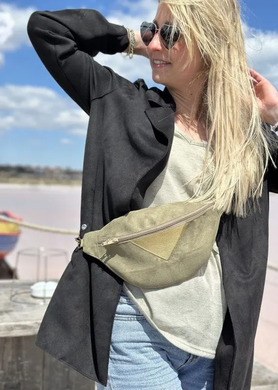 camille-guiraud-banane-manon-kaki-dor-sac-banane-cuir image 1