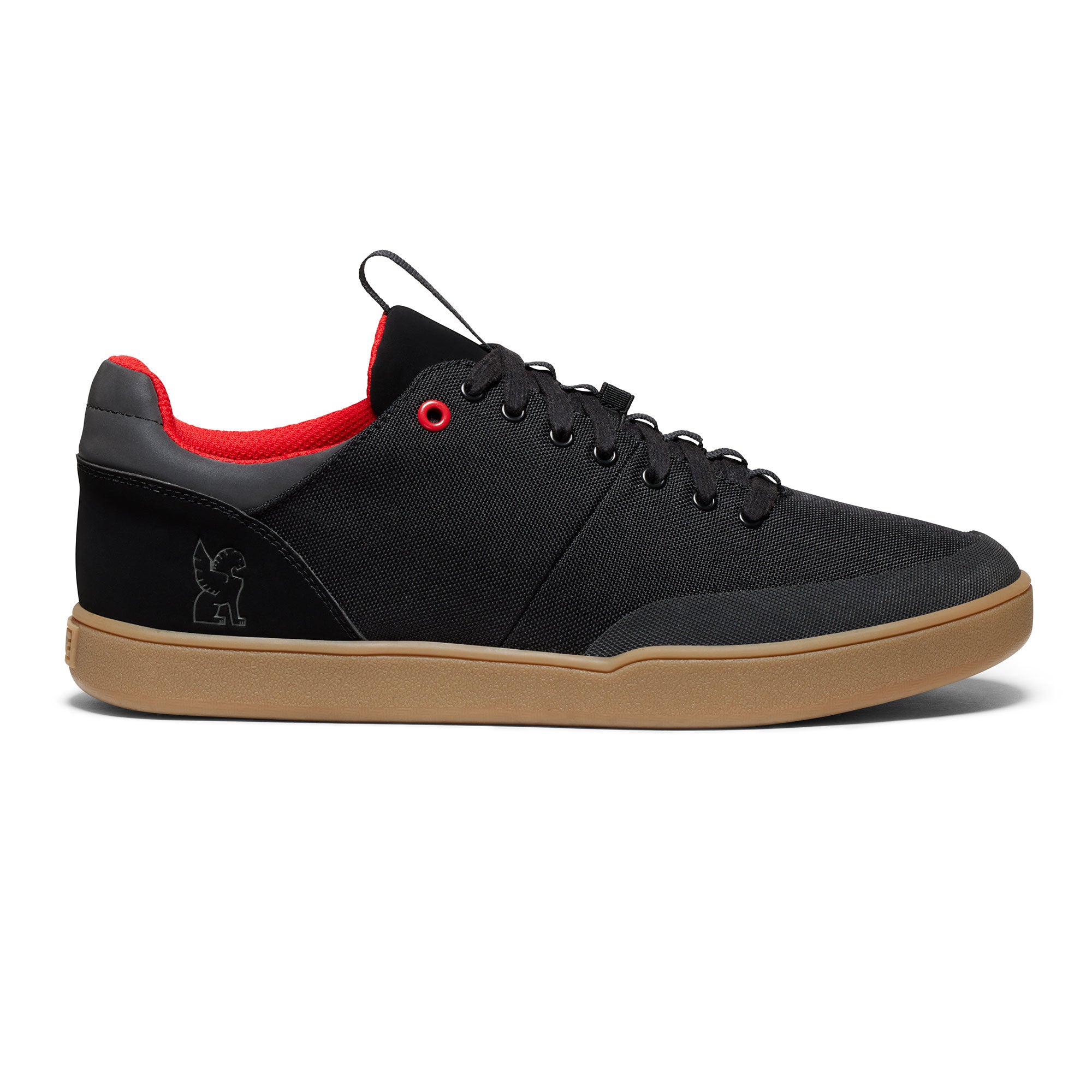 chrome-bromley-low-basket-basse-vegan-noir-lacets image 2