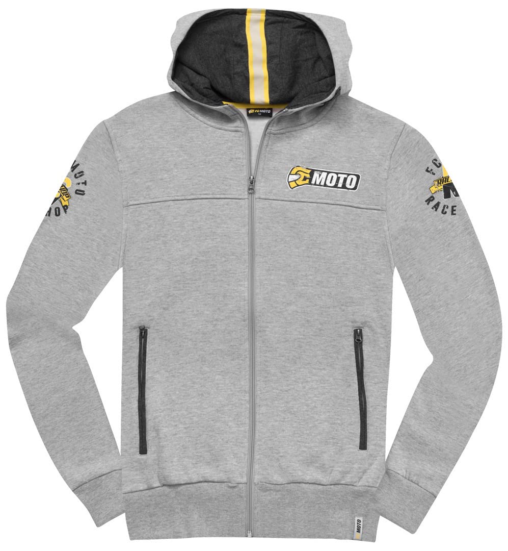 fc-moto-streetwear-effortless-sweat-zip-capuche image 1