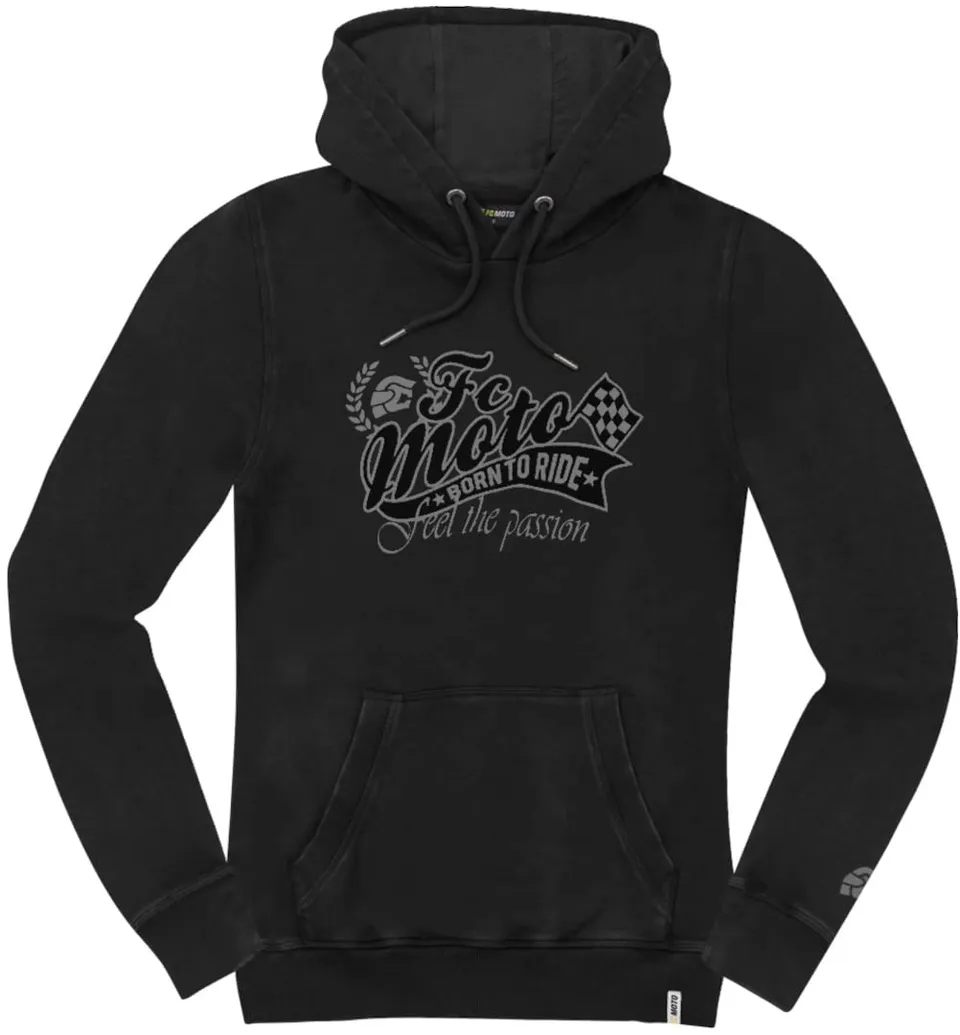 fc-moto-crew-sweat-capuche-femme-xs-anthracite image 1