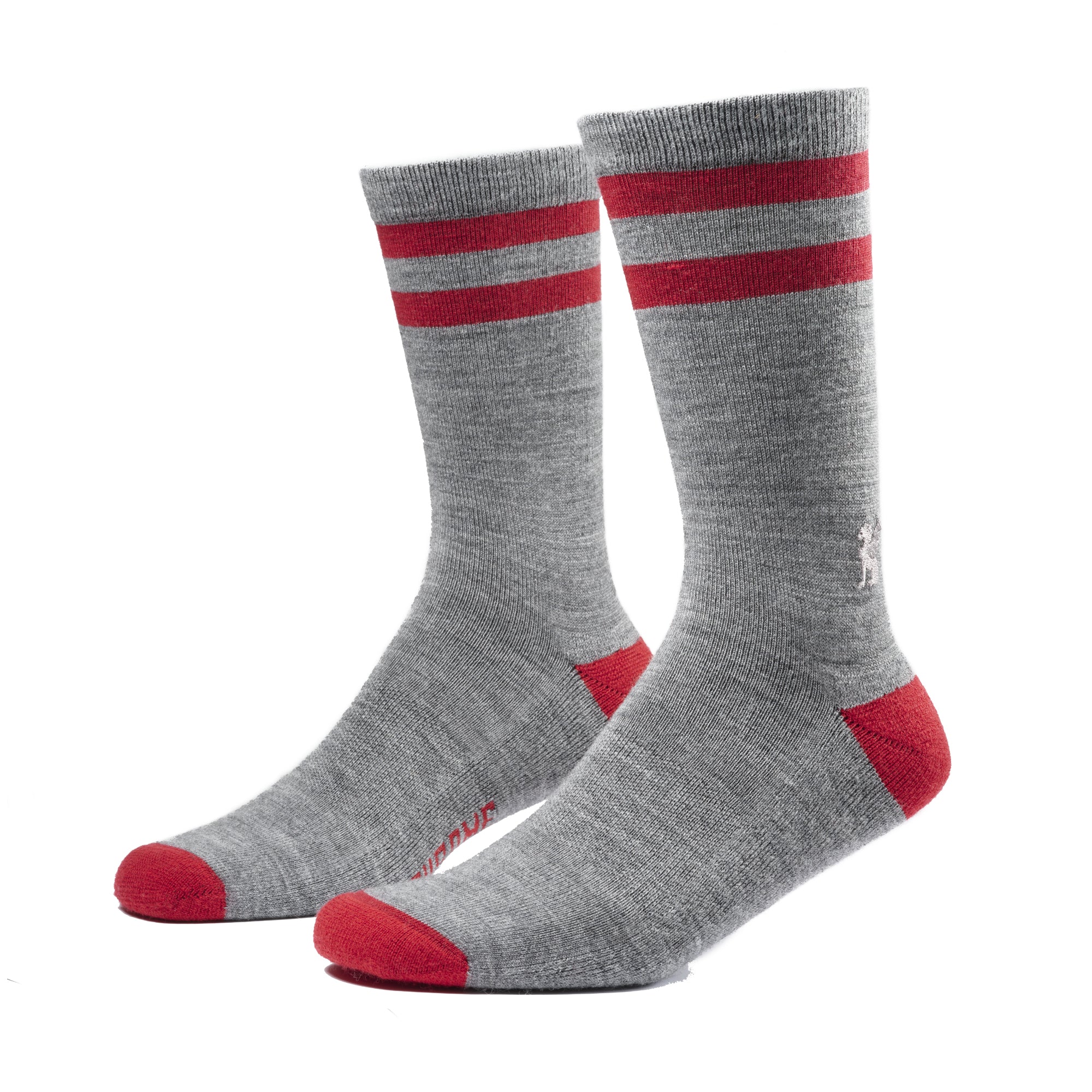chrome-clothing-merino-crew-socks-chaussettes-noir-reflective image 3