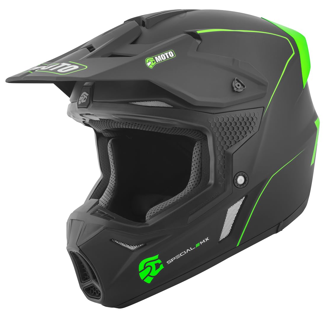 fc-moto-straight-casque-cross-noir-vert-motocross image 1