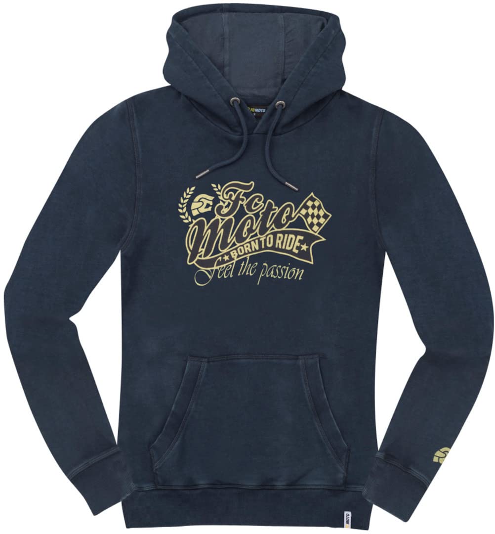 fc-moto-crew-sweat-capuche-femme-xs-anthracite image 4
