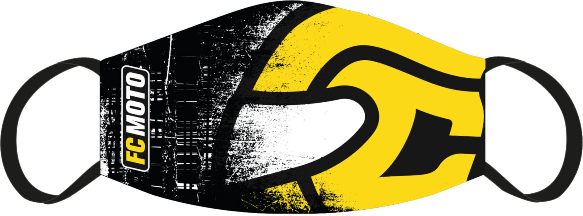fc-moto-masque-facial-jaune-polyester-taille-unique image 2